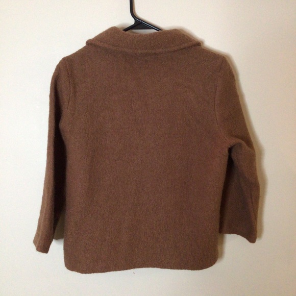 Evan-Picone Petite Wool Button Up Coat Size PL - Picture 2 of 4